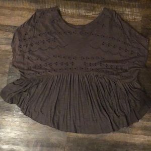 Free People eyelet top